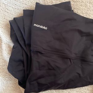 manduka black leggings
